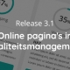 Release 3.1 - Online pagina's in kwaliteitsmanagementsysteem in Corpio